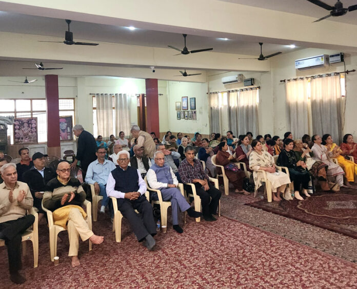 Kashmiri Pandits during a function at Trikuta Nagar, Jammu.