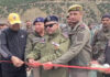 ASP Kishtwar Pardeep Singh Gouria inaugurating a cricket tournament in Gulabgarh. — Excelsior/Tilak Raj