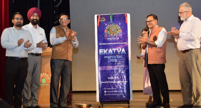 Prof (Dr) Pragati Kumar, Vice Chancellor SMVU inaugurating a function on Tuesday. Prof (Dr) Pragati Kumar, Vice Chancellor SMVU inaugurating a function on Tuesday.