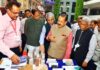 Union Minister Dr Jitendra Singh going around the Space and Nuclear Exhibition at Ambedkar International Centre, New Delhi on Monday.