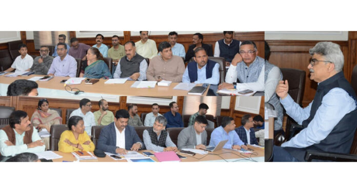 CS chairing a meeting on Tuesday.