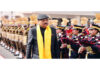 CJI being given ceremonial Guard of Honour at Leh on Friday.