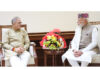 HP Governor, Kavinder Gupta during a meeting with PM Modi in New Delhi.