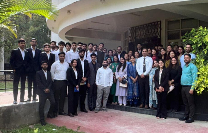 J&K Judicial Services achievers at JU Law School.