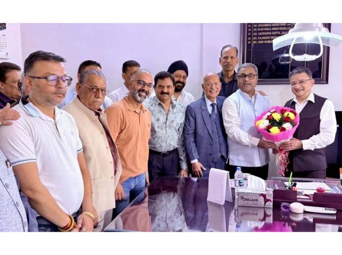 CTF delegation during meeting with Controller, Legal Metrology in Jammu on Friday.