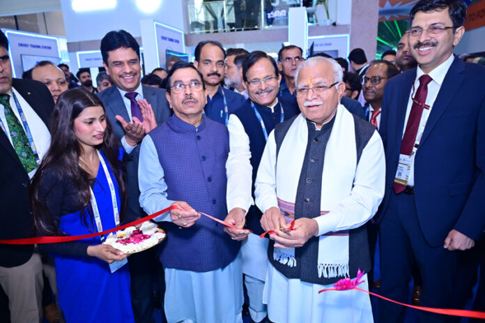 Union Minister Manohar Lal inaugurating the NHPC Pavilion at the Bharat Electricity Summit 2026 on Thursday. Union Minister Manohar Lal inaugurating the NHPC Pavilion at the Bharat Electricity Summit 2026 on Thursday.