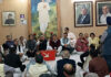 Senior NC leaders during meeting in Jammu on Thursday.