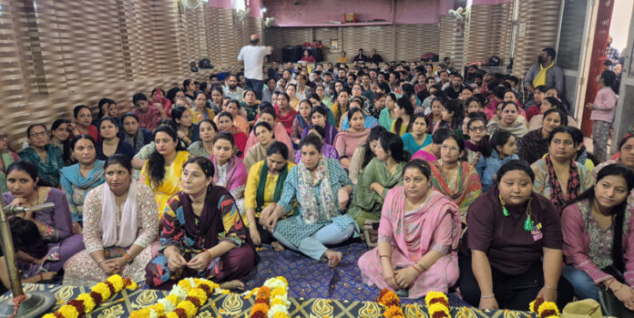 Displaced KP youth during a Sammelan organised by YAIKS at Jammu.