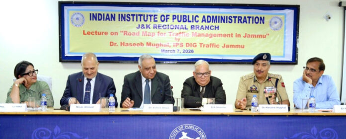 Dignitaries during a function in Jammu.