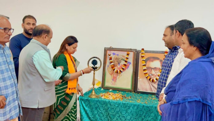 BJP leaders at a party meeting at Ramgarh on Thursday. BJP leaders at a party meeting at Ramgarh on Thursday.