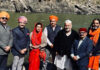 Trustee of the J&K Dharmarth Trust, Vikramaditya Singh during visit to the picturesque Karnah Valley.