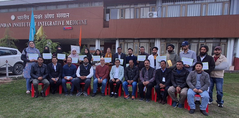 Training programme on Downstream Processing of MAPs held at CSIR IIIM