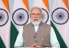 Prime Minister Narendra Modi addressing a post-budget webinar on ‘Agriculture and Rural Transformation’, in New Delhi on Friday. (UNI)