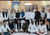 Senior NC leaders during meeting in party office at Jammu.