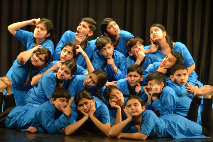 A scene from the play ‘Aap Hamaare Hain Kaun’.