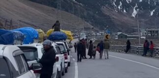 Fresh Snowfall At Zojila Halts Traffic After Vehicles Allowed Towards Kargil