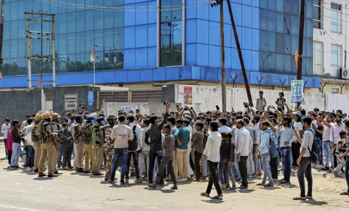 Workers' protest over wage hike: Noida