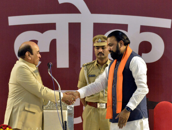 Samrat Choudhary takes oath as Bihar CM