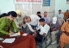 Free artificial limbs camp being held at Kali Janni, Jammu.