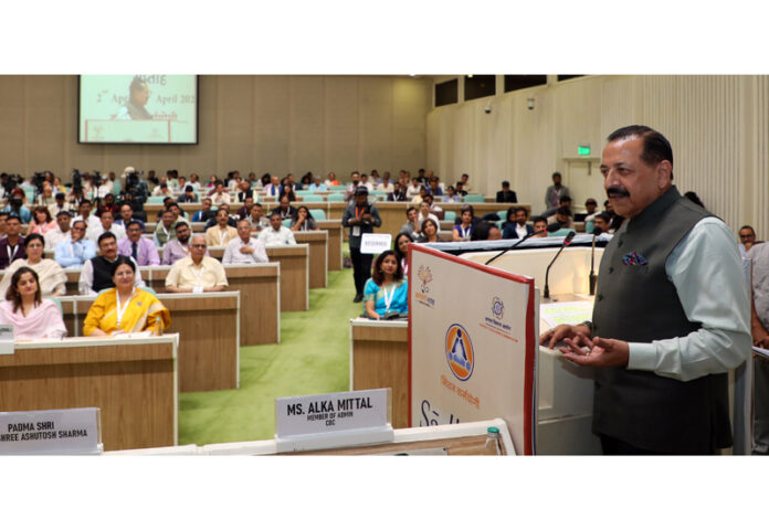 Union Minister Dr Jitendra Singh delivering keynote address at the 