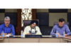 Commissioner Secretary Industries and Commerce Vikramjit Singh chairing a meeting at Jammu on Saturday.