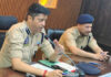 SSP Doda, Sandeep Mehta addressing newly posted PSIs on Wednesday.