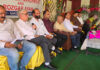 Dignitaries during a programme organised by Saksham at Dyalachak on Friday.