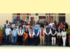 Dignitaries posing for a group photograph after a conference on GST at IIT Jammu on Wednesday.