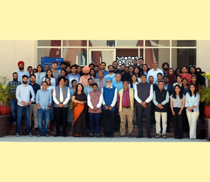 Dignitaries posing for a group photograph after a conference on GST at IIT Jammu on Wednesday. Dignitaries posing for a group photograph after a conference on GST at IIT Jammu on Wednesday.