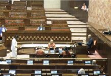 New Rajya Sabha members take oath