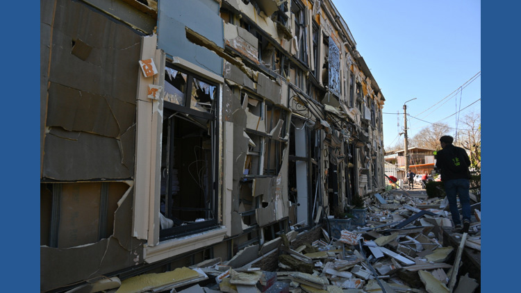 A predawn Russian drone strike hits Ukraine’s  Odesa, wounding 14; 2 killed in Russian-held Kherson