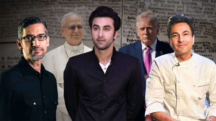 Sundar Pichai, Vikas Khanna, Ranbir Kapoor
