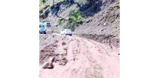 A view of Panchari road. -Excelsior/K Kumar