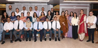 Representatives of various schools posing for a group photograph during General Body Meeting in Jammu.