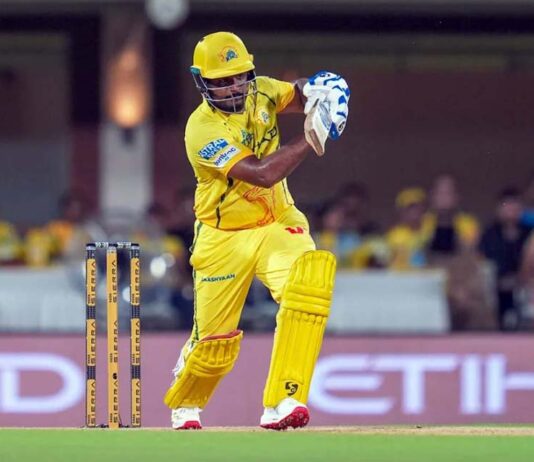 Sanju Samson shines as Chennai Super Kings beat Delhi Capitals by 23 runs.