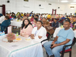 Participants keenly listening to speakers during the programme.