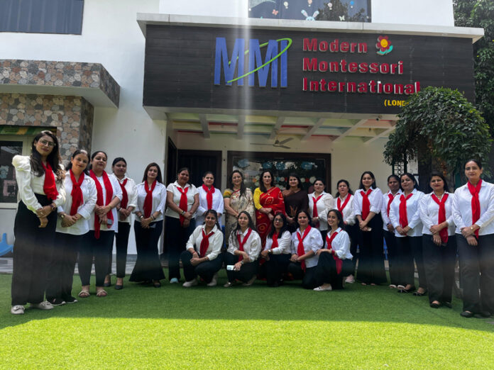 School Management posing along with faculty during a programme on Saturday.