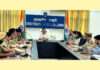 Director Food, Civil Supplies & Consumer Affairs Rajesh Kumar Shavan chairing a meeting on Wednesday.