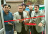 ADG (North Zone) Prasar Bharati inaugurating a new facility at Akashwani Srinagar.
