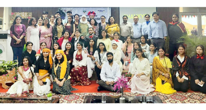 Participants posing along with dignitaries during a programme.
