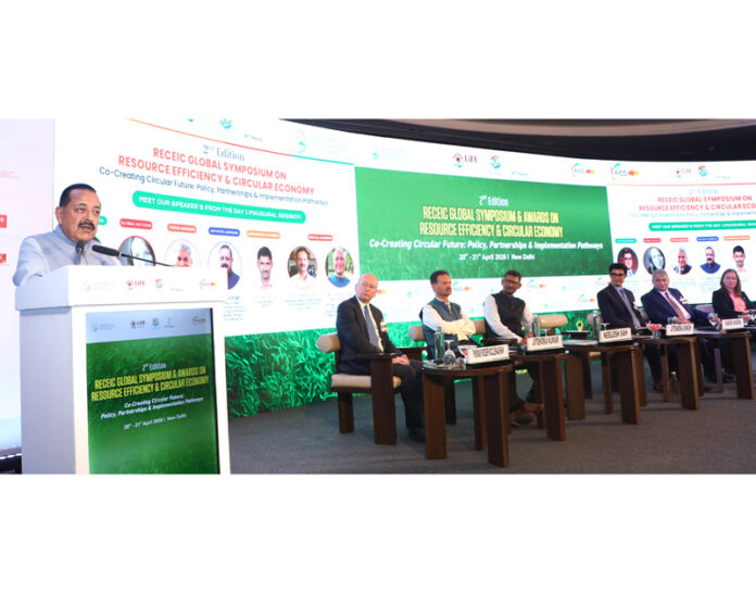 Union Minister Dr Jitendra Singh addressing the 