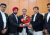 JKHCBAJ felicitating Chief Justice during a function held on Wednesday.