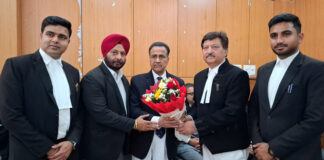 JKHCBAJ felicitating Chief Justice during a function held on Wednesday.