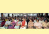 LoP, Sunil Sharma along with women representatives of various organisations during ‘Nari Shakti Vandan Adhiniyam- Mahila Samvad’ at Jammu on Wednesday.