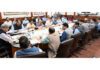 Chief Secretary chairing a meeting on Friday.
