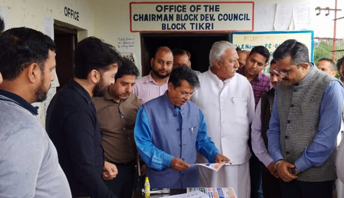 State Election Commissioner reviewing Panchayat Electoral Rolls in Udhampur on Saturday.