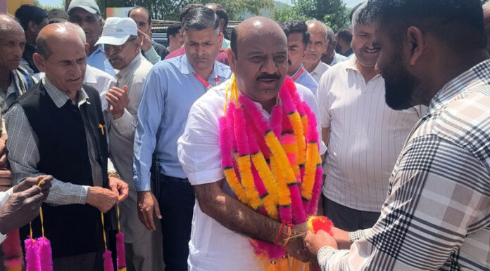 DyCM interacting with people during outreach prog on Saturday.