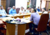 Director DIPR Shreya Singhal chairing a meeting on Wednesday.