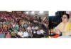 Minister Sakeena Itoo addressing Poshan Pakhwada celebrations at Jammu on Friday.