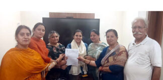 Anganwadi workers meeting with MLA Devyani Rana.